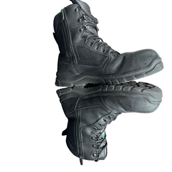 Danner Lookout Side Zip Black‎ Duty Boots Mens Size 8 Leather CSA Miltary Combat main image 7